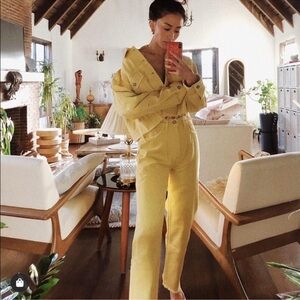 BOYISH Butter Yellow Toby Jeans Straight Leg In The Honey‎ Pot Size 25
